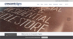 Desktop Screenshot of crescentsigns.co.uk